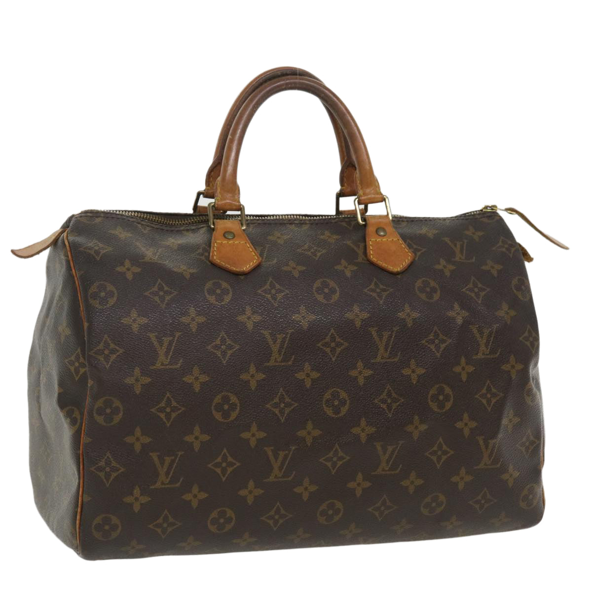LOUIS VUITTON Monogram Speedy 35 Hand Bag M41524 LV 35294