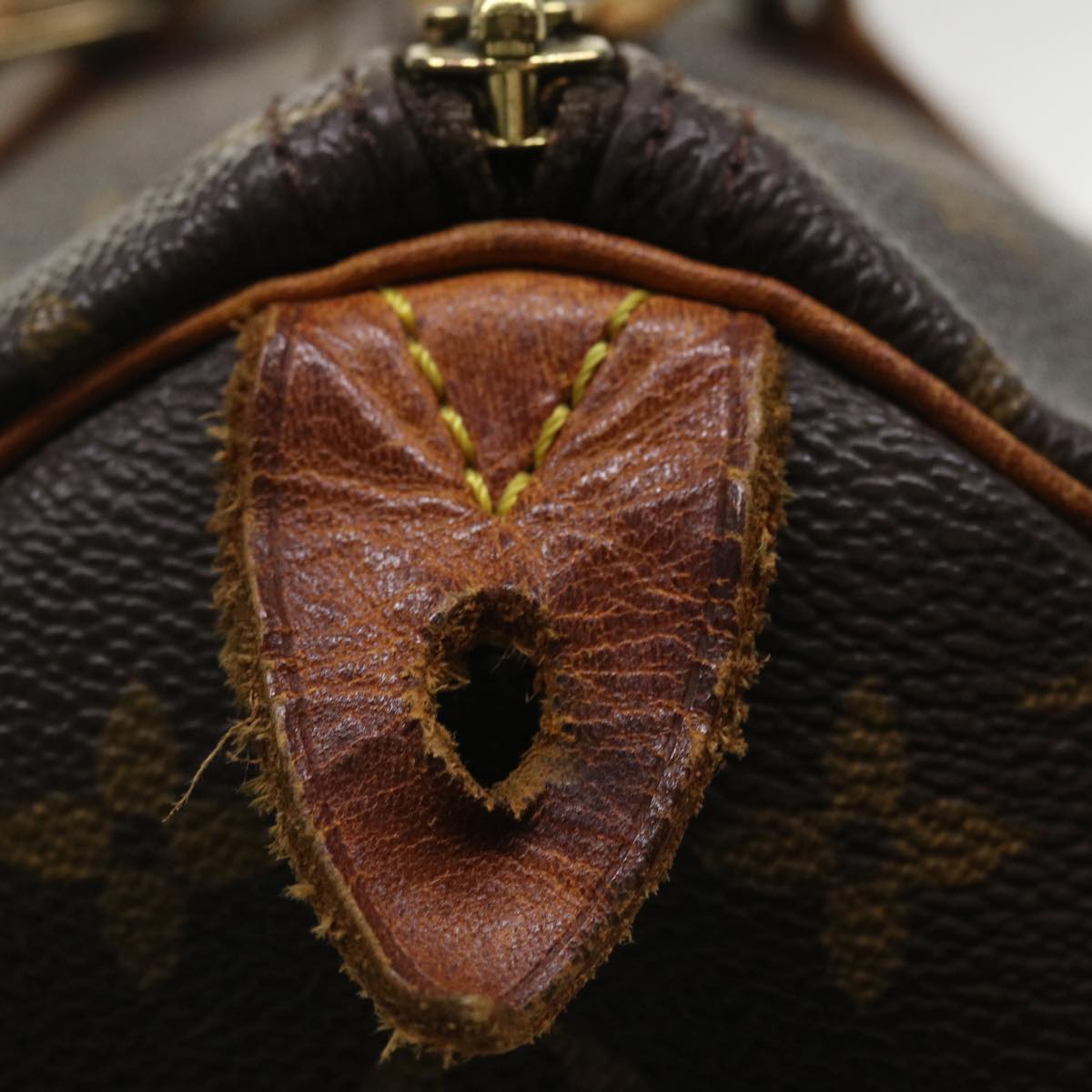 LOUIS VUITTON Monogram Speedy 35 Hand Bag M41524 LV 35294
