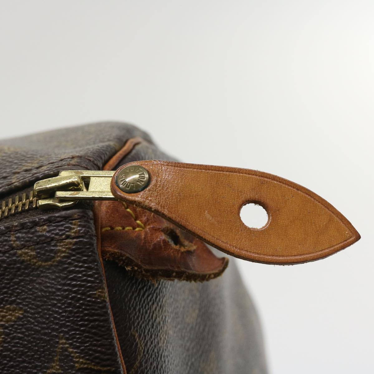 LOUIS VUITTON Monogram Speedy 35 Hand Bag M41524 LV 35294