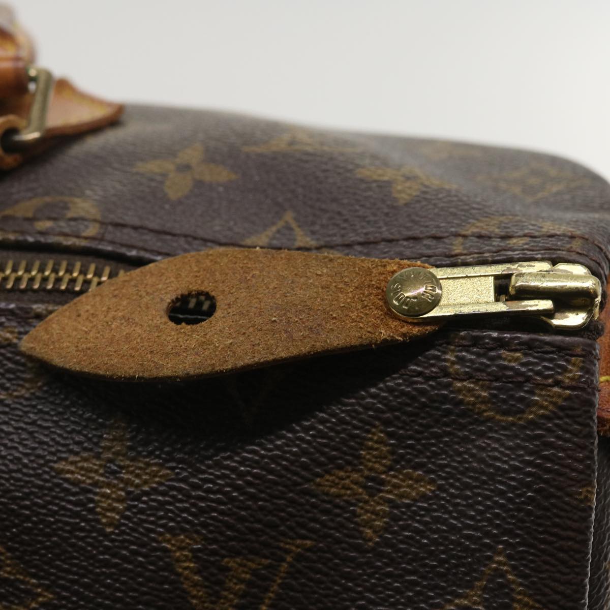 LOUIS VUITTON Monogram Speedy 35 Hand Bag M41524 LV 35294