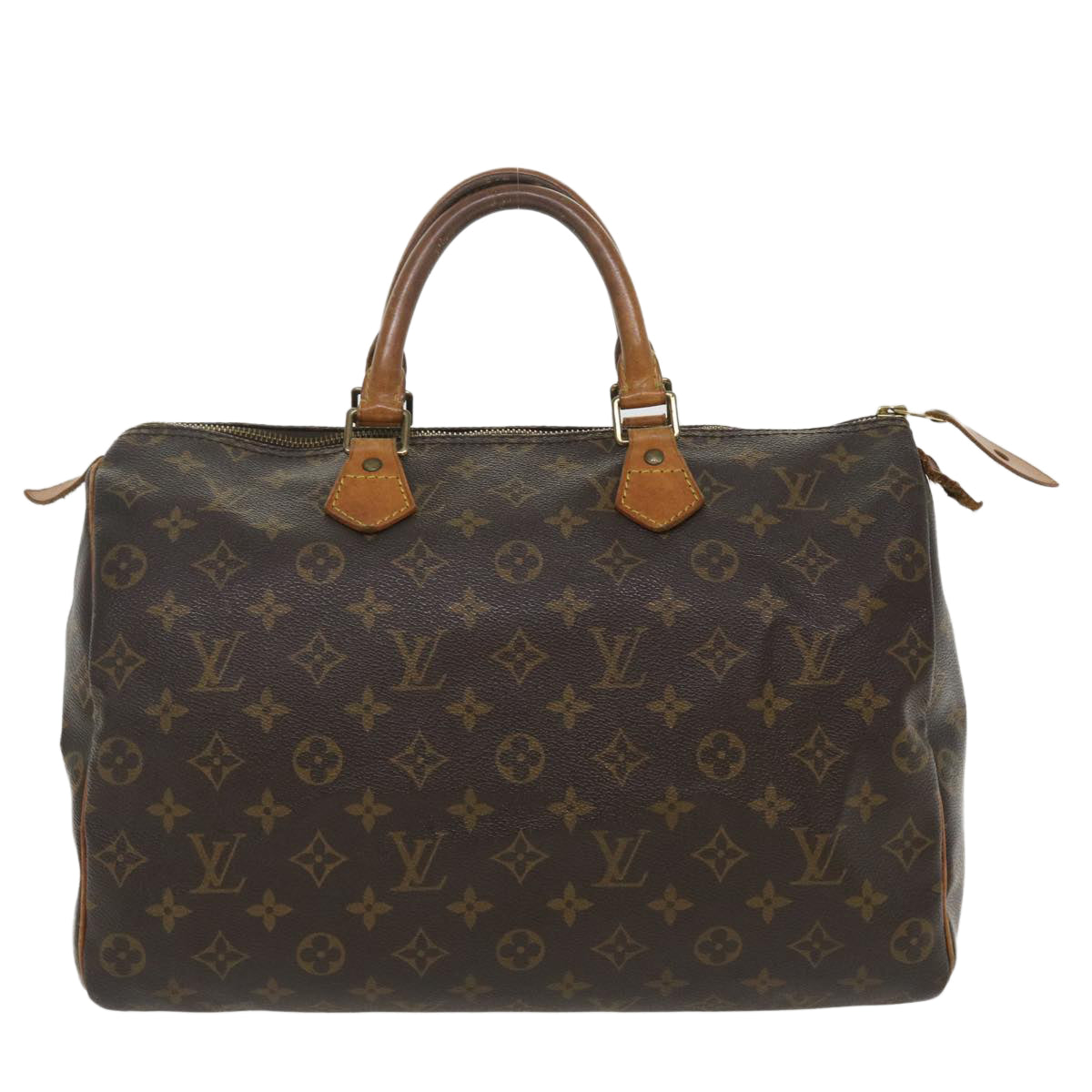 LOUIS VUITTON Monogram Speedy 35 Hand Bag M41524 LV 35294