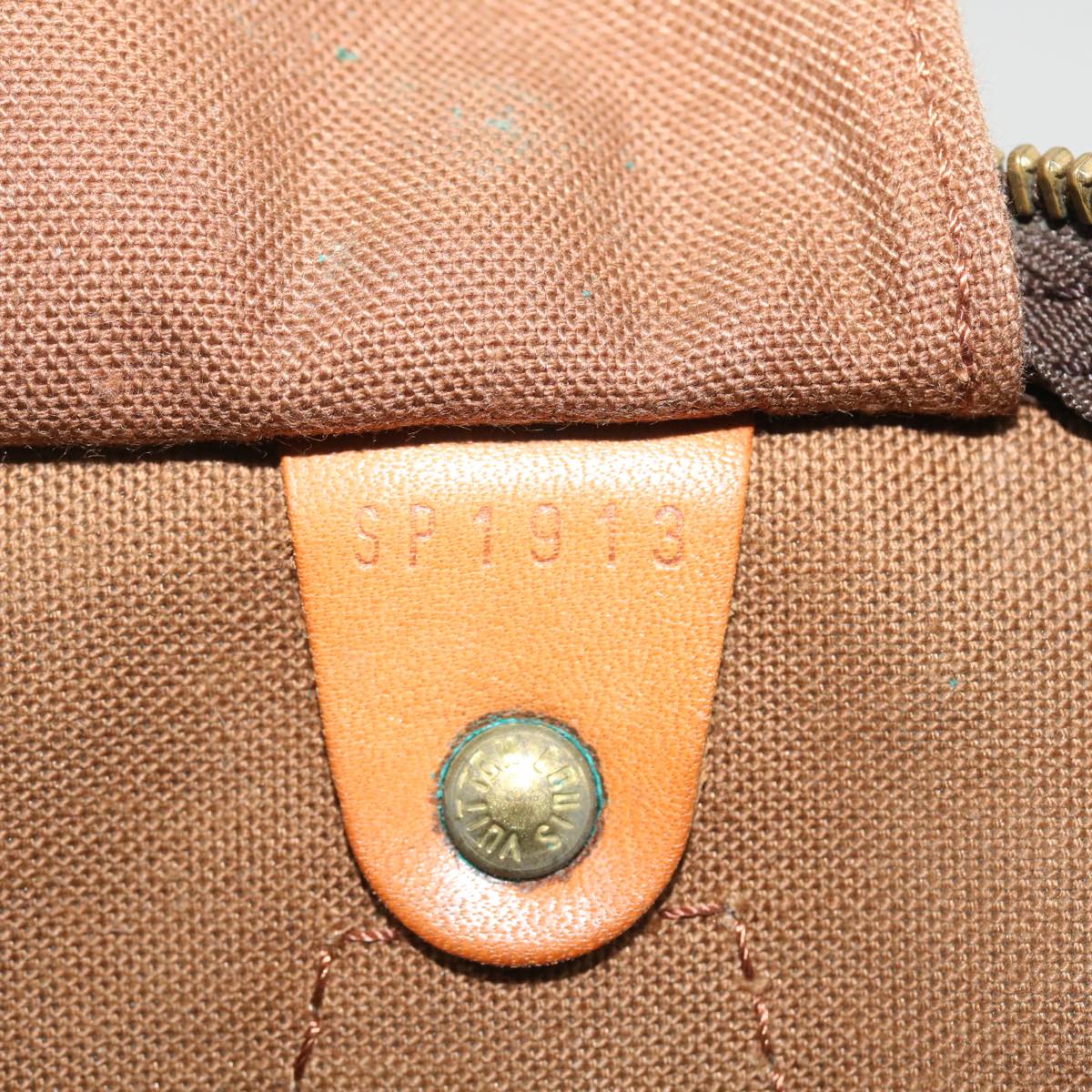 LOUIS VUITTON Monogram Speedy 35 Hand Bag M41524 LV 35294