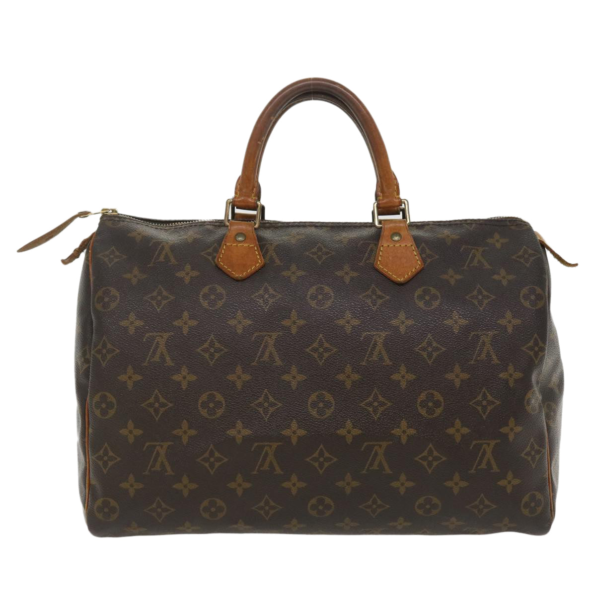 LOUIS VUITTON Monogram Speedy 35 Hand Bag M41524 LV 35294