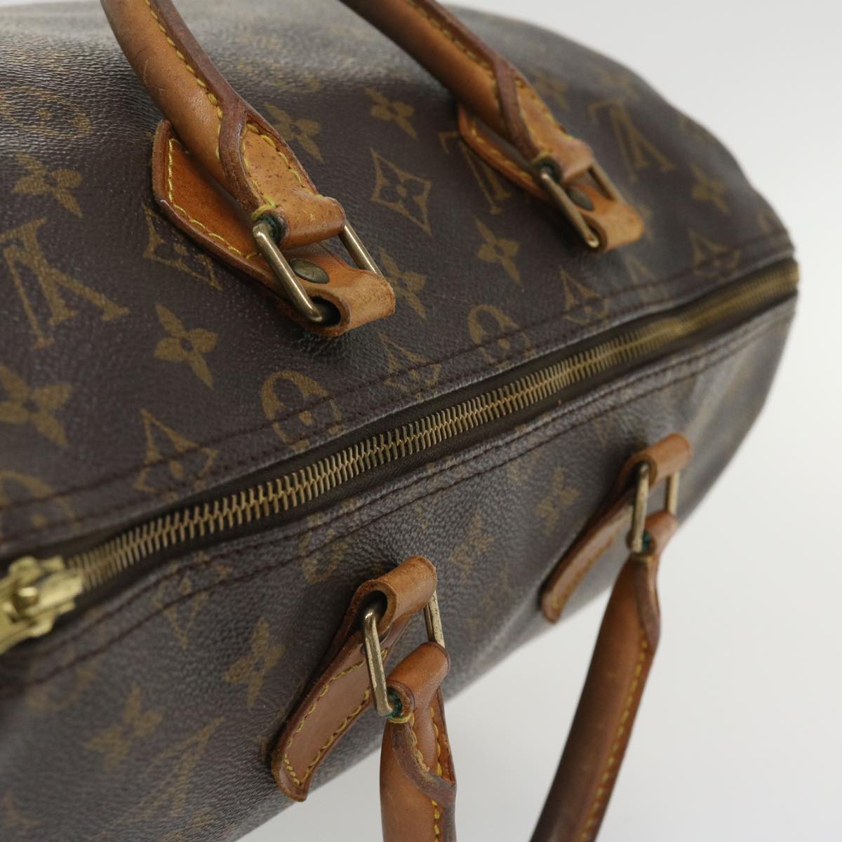 LOUIS VUITTON Monogram Speedy 35 Hand Bag M41524 LV 35294