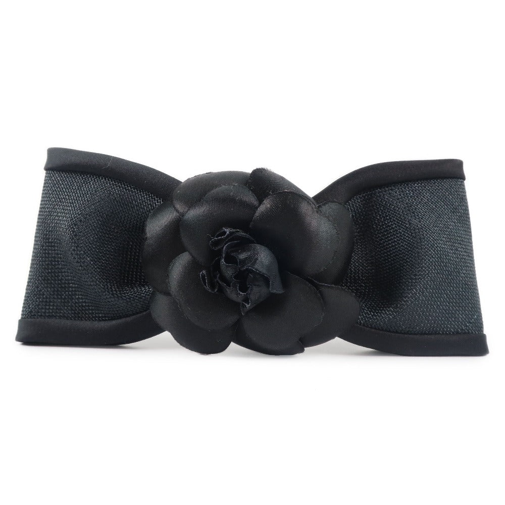 Chanel Satin Ribbon Motif Barrette