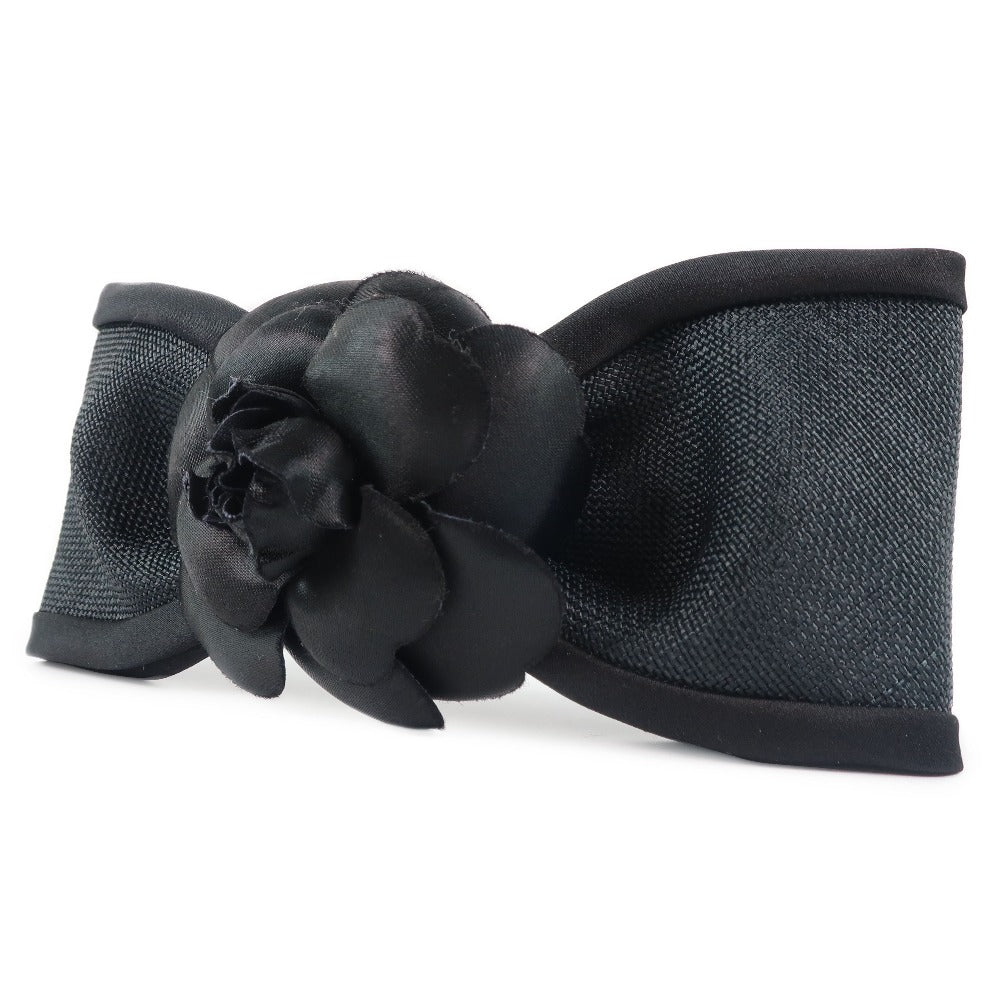 Chanel Satin Ribbon Motif Barrette