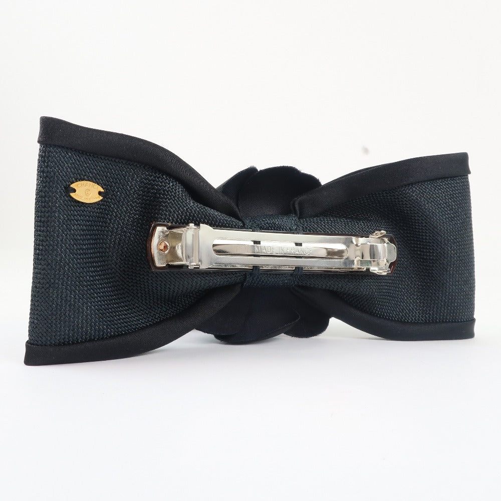 Chanel Satin Ribbon Motif Barrette