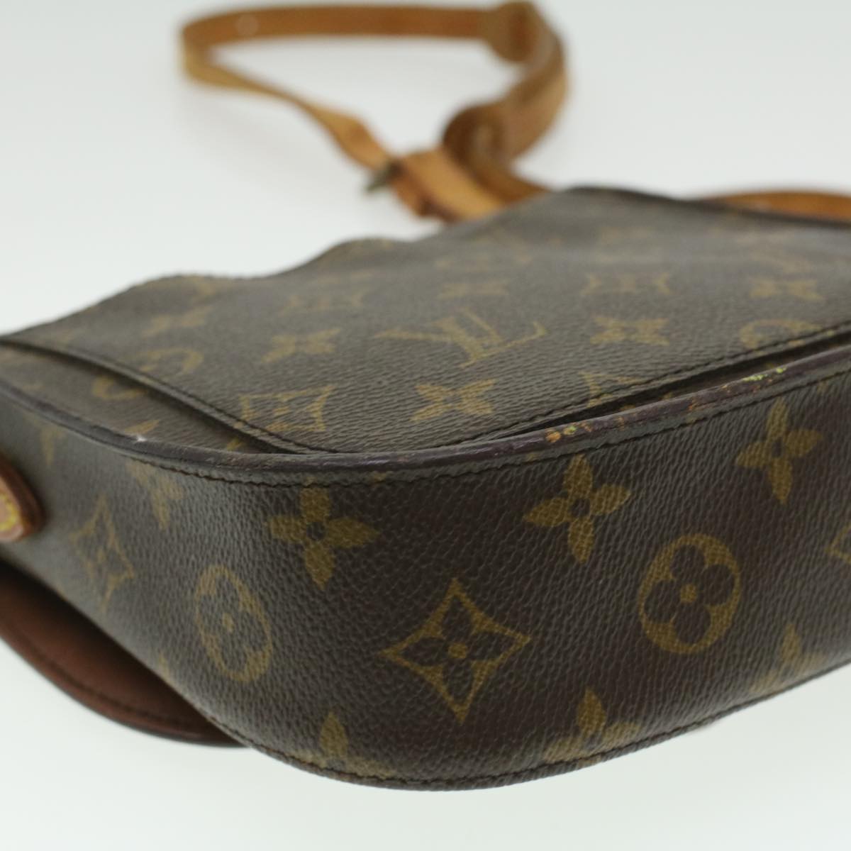 LOUIS VUITTON Monogram Saint Cloud PM Shoulder Bag M51244 LV 35335
