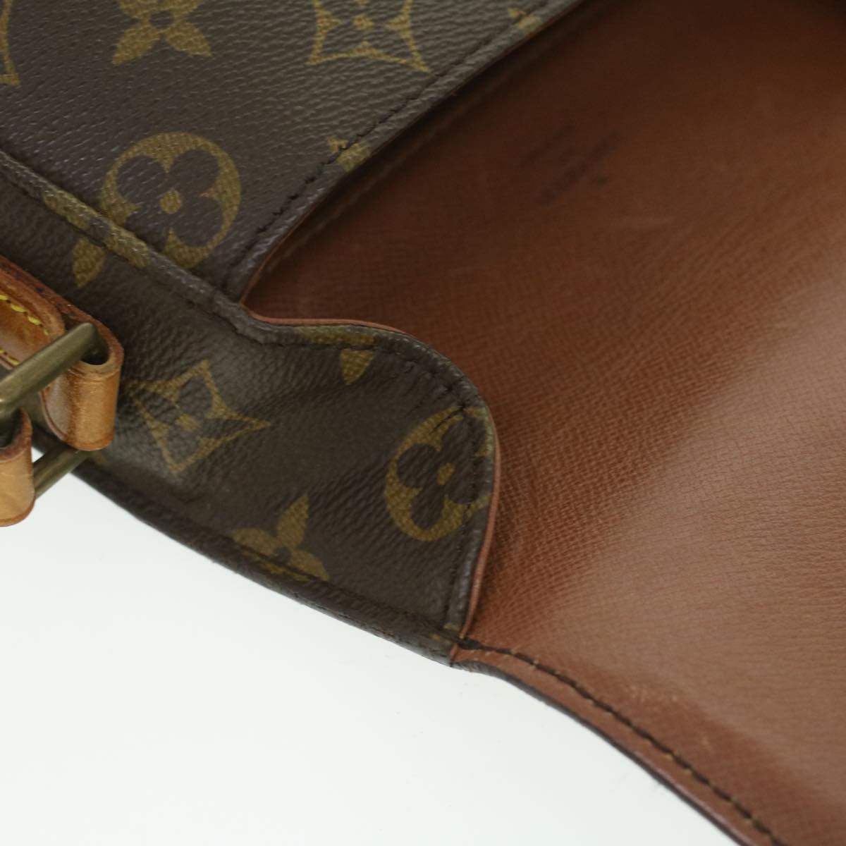 LOUIS VUITTON Monogram Saint Cloud PM Shoulder Bag M51244 LV 35335