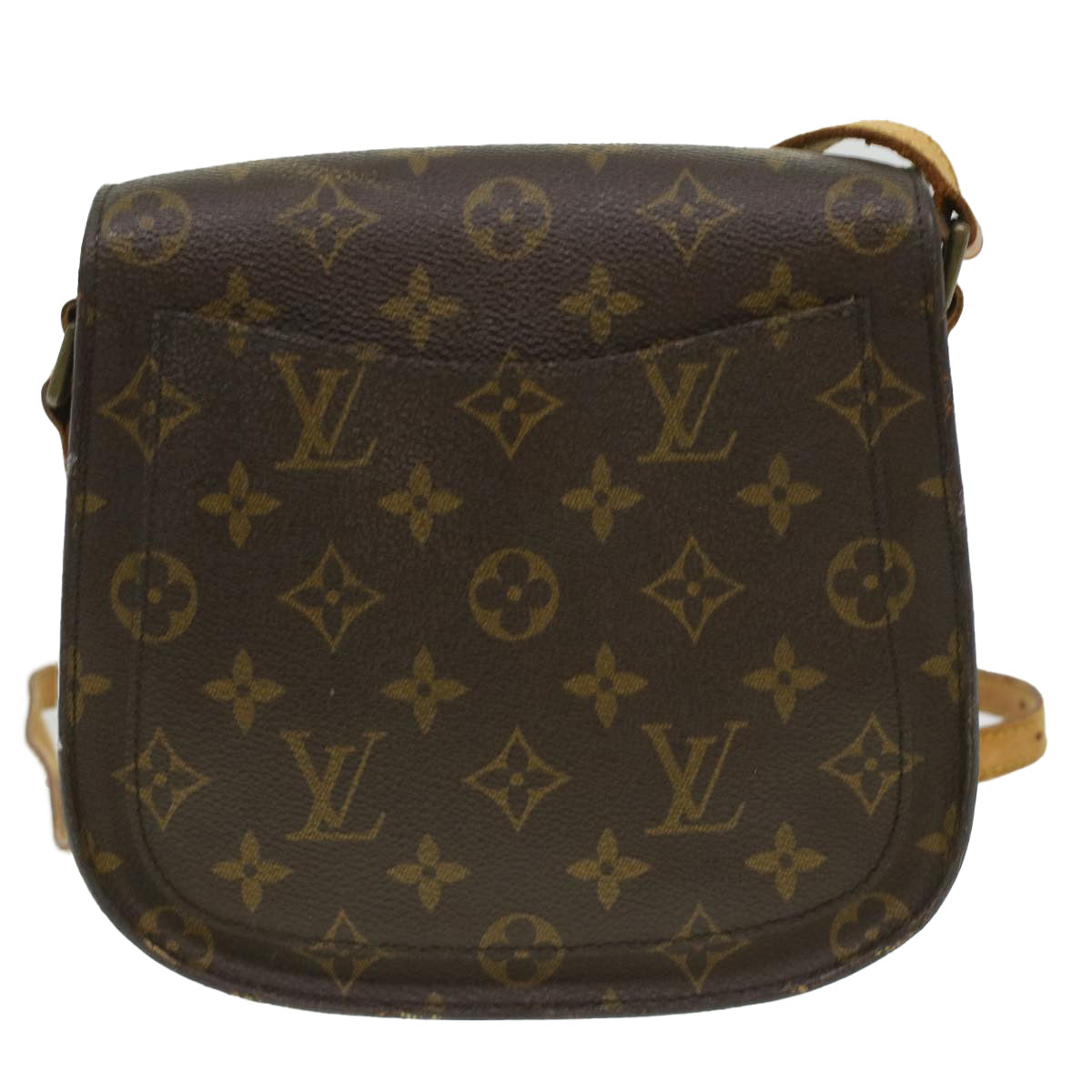 LOUIS VUITTON Monogram Saint Cloud PM Shoulder Bag M51244 LV 35335