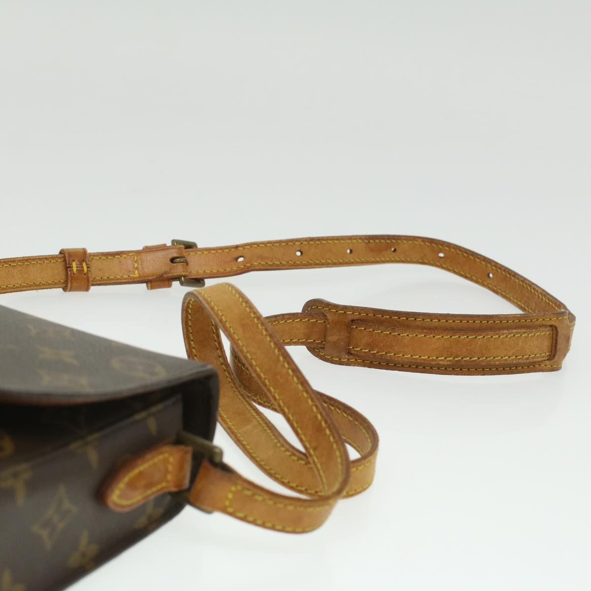 LOUIS VUITTON Monogram Saint Cloud PM Shoulder Bag M51244 LV 35335