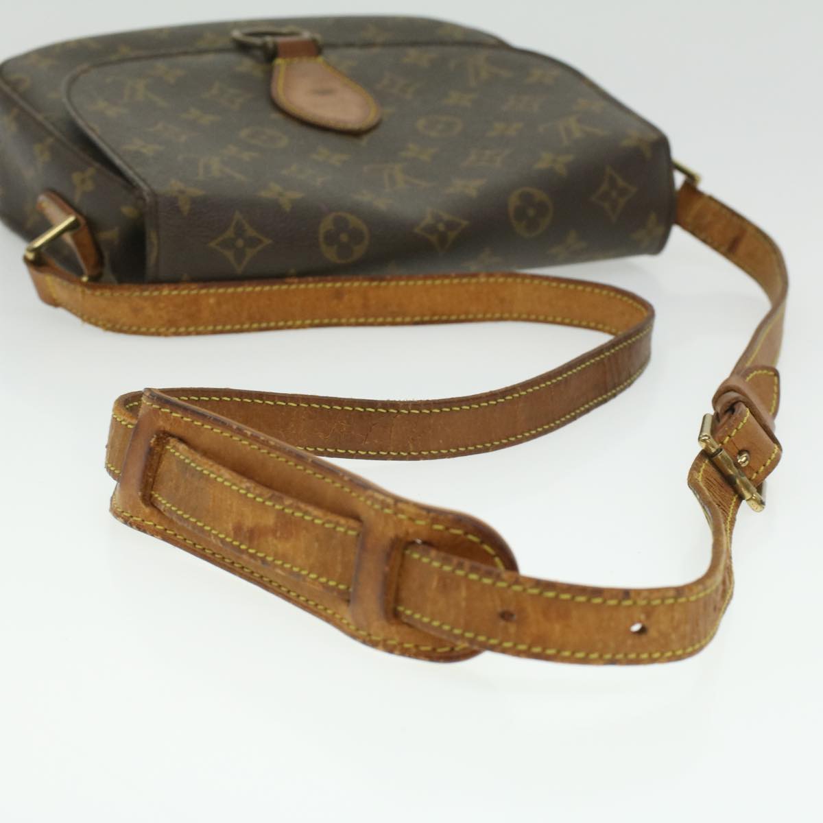 LOUIS VUITTON Monogram Saint Cloud GM Shoulder Bag M51242 LV 35336