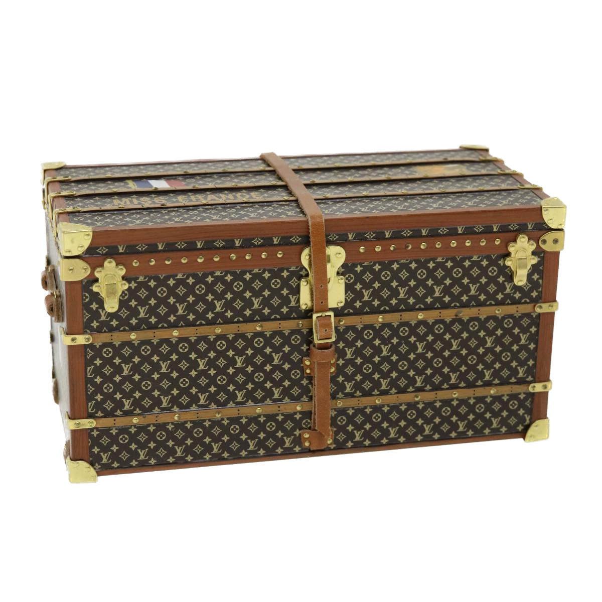 LOUIS VUITTON Miss France Paper weight Brown M99408 LV 35337A