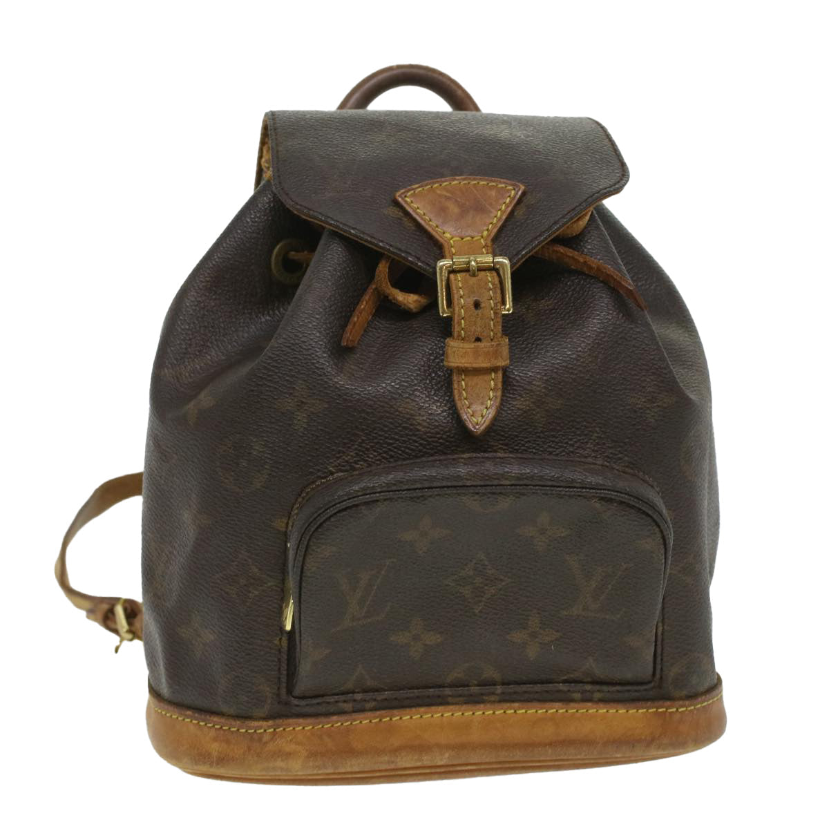 LOUIS VUITTON Monogram Montsouris PM Backpack M51137 LV 35340