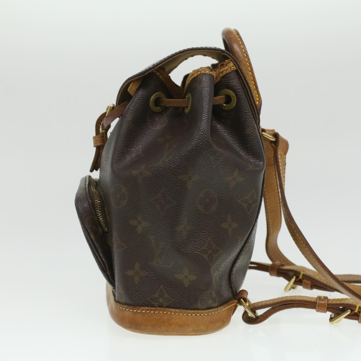 LOUIS VUITTON Monogram Montsouris PM Backpack M51137 LV 35340