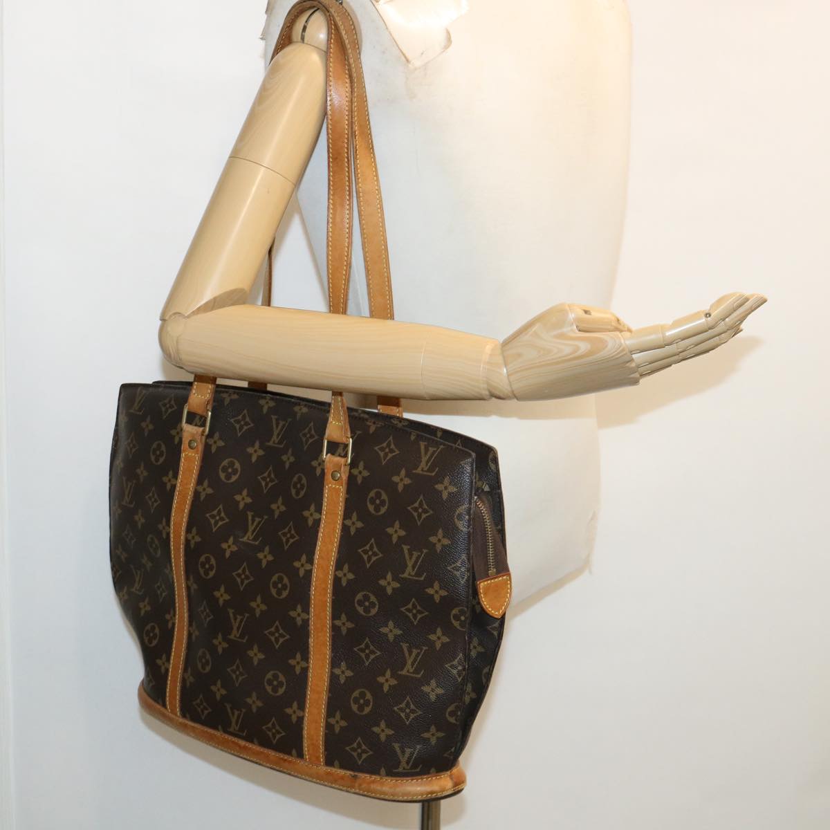 LOUIS VUITTON Monogram Babylone Tote Bag M51102 LV 35376