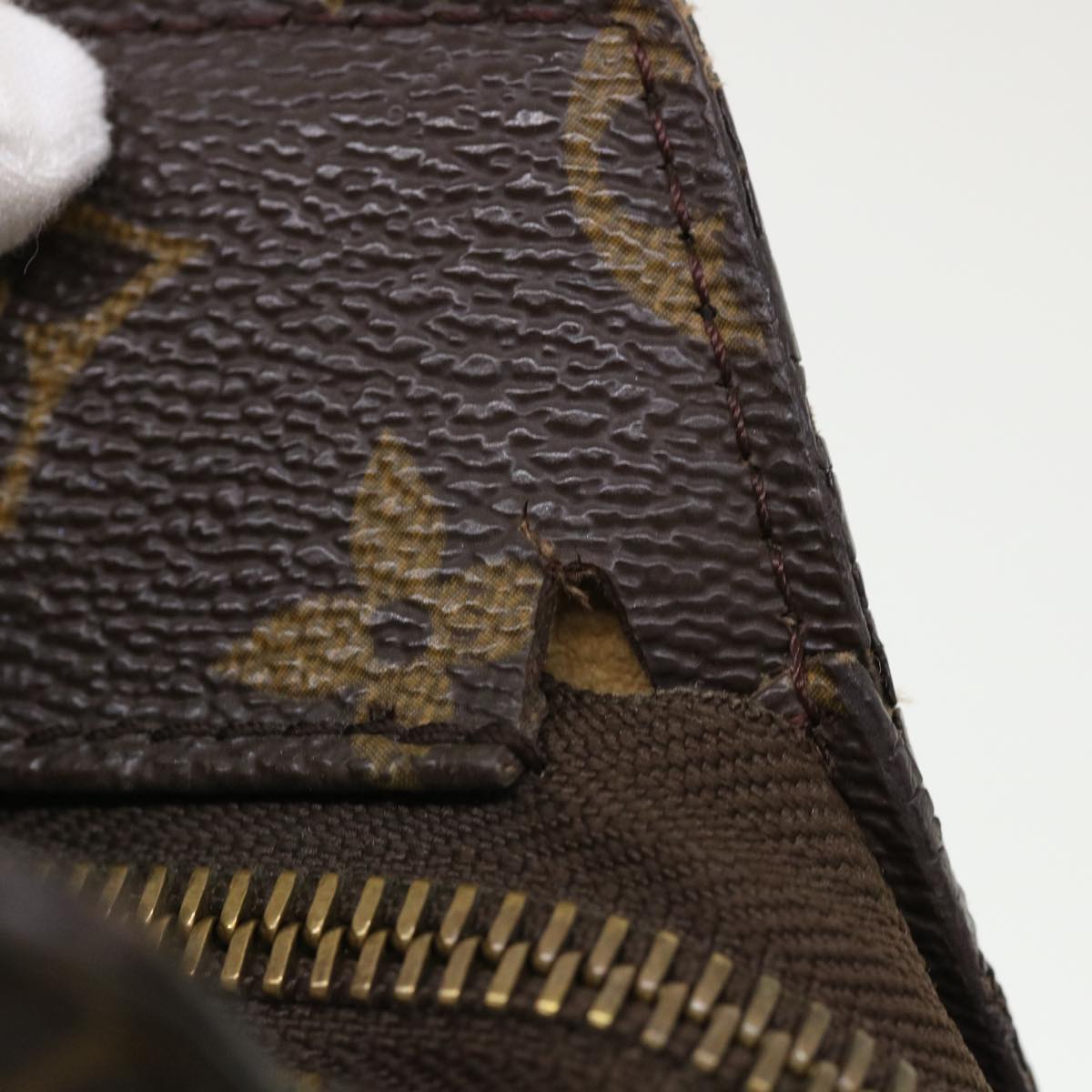 LOUIS VUITTON Monogram Babylone Tote Bag M51102 LV 35376