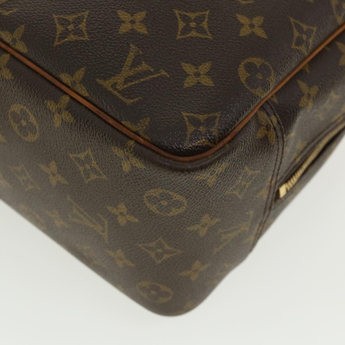 LOUIS VUITTON Monogram Deauville Hand Bag M47270 LV 35378