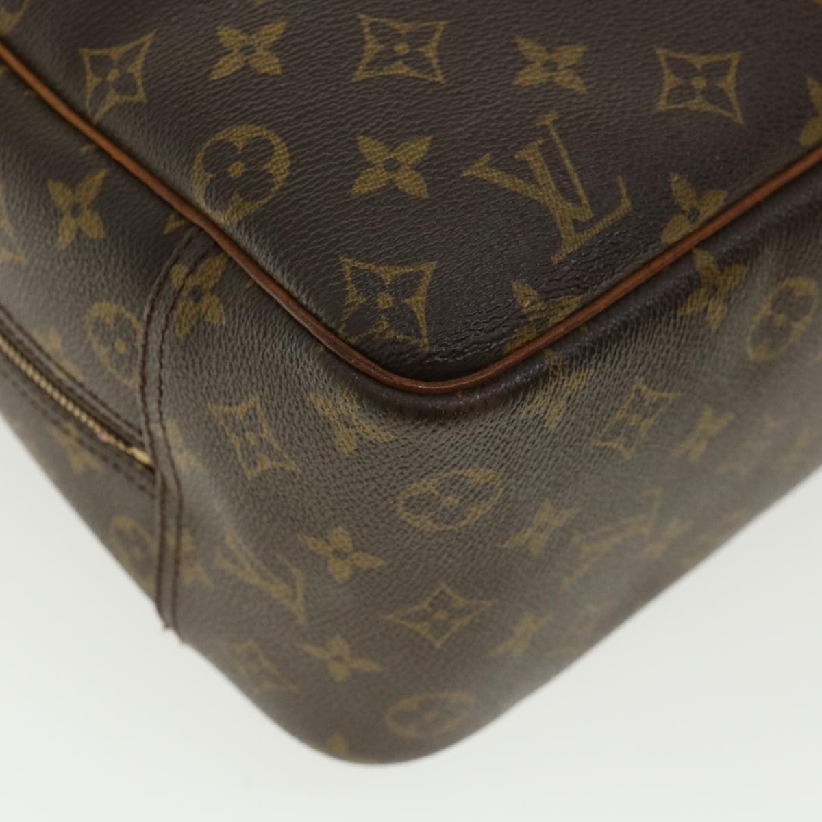 LOUIS VUITTON Monogram Deauville Hand Bag M47270 LV 35378