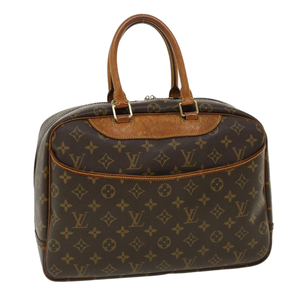 LOUIS VUITTON Monogram Deauville Hand Bag M47270 LV 35378