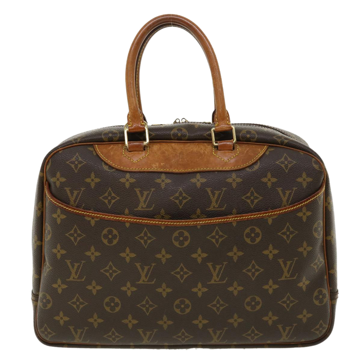 LOUIS VUITTON Monogram Deauville Hand Bag M47270 LV 35378