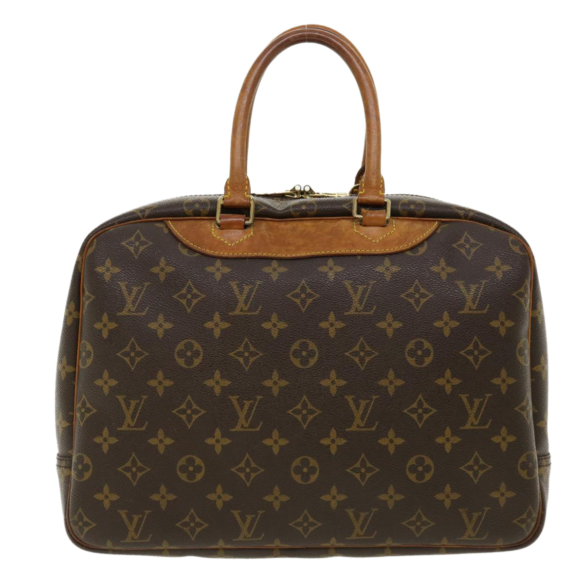 LOUIS VUITTON Monogram Deauville Hand Bag M47270 LV 35378