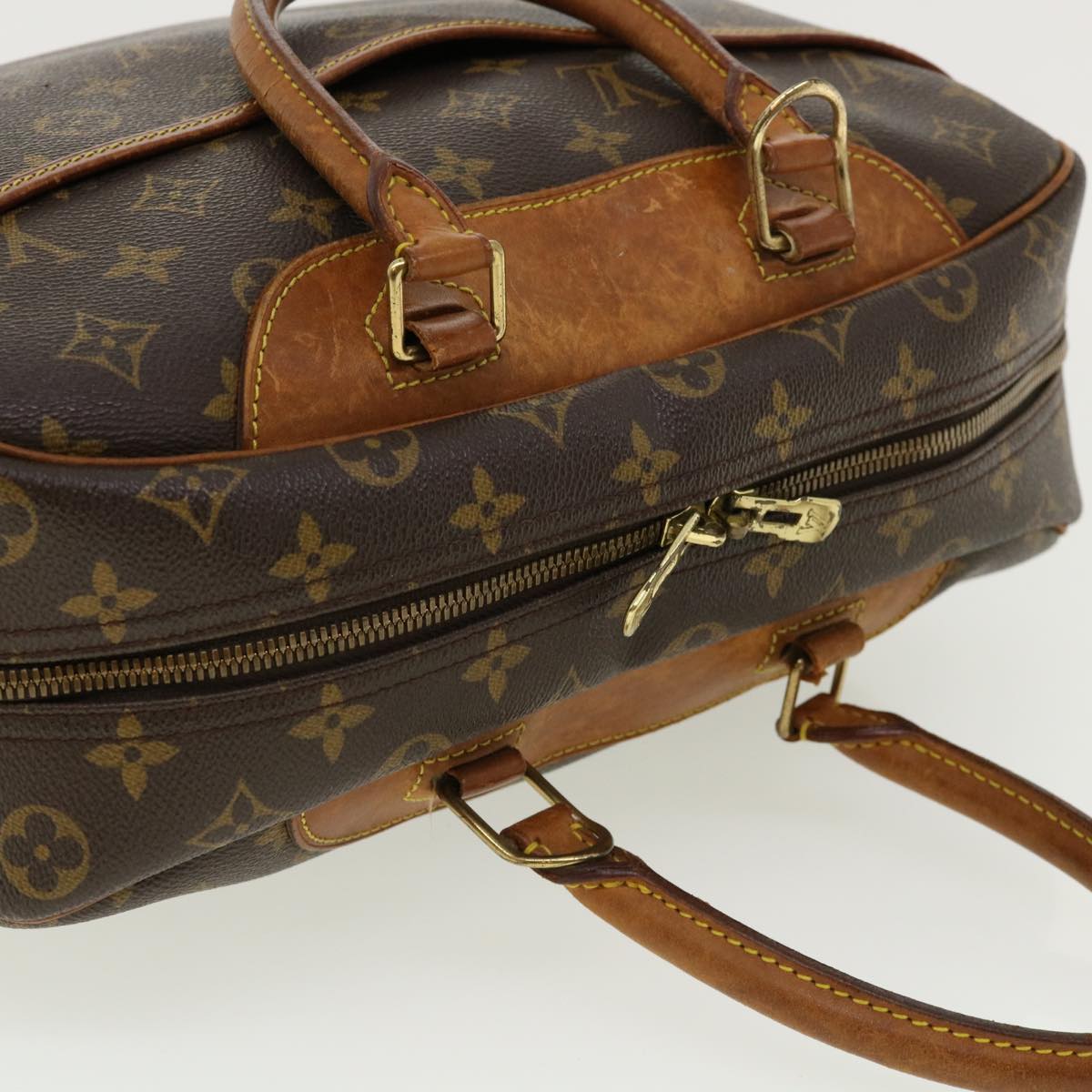 LOUIS VUITTON Monogram Deauville Hand Bag M47270 LV 35378