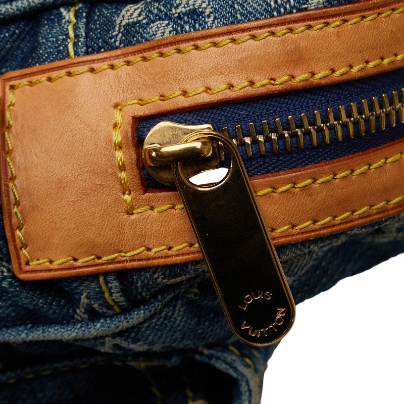 Louis Vuitton Monogram Denim Camera Bag M95348 Blue Denim Leather  Louis Vuitton