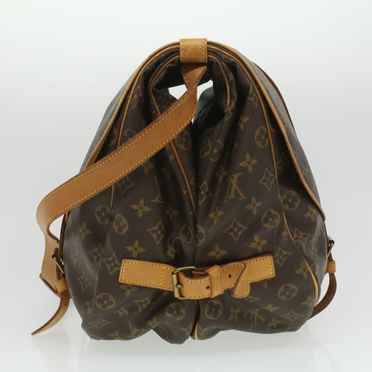 LOUIS VUITTON Monogram Saumur 43 Shoulder Bag M42252 LV 35394