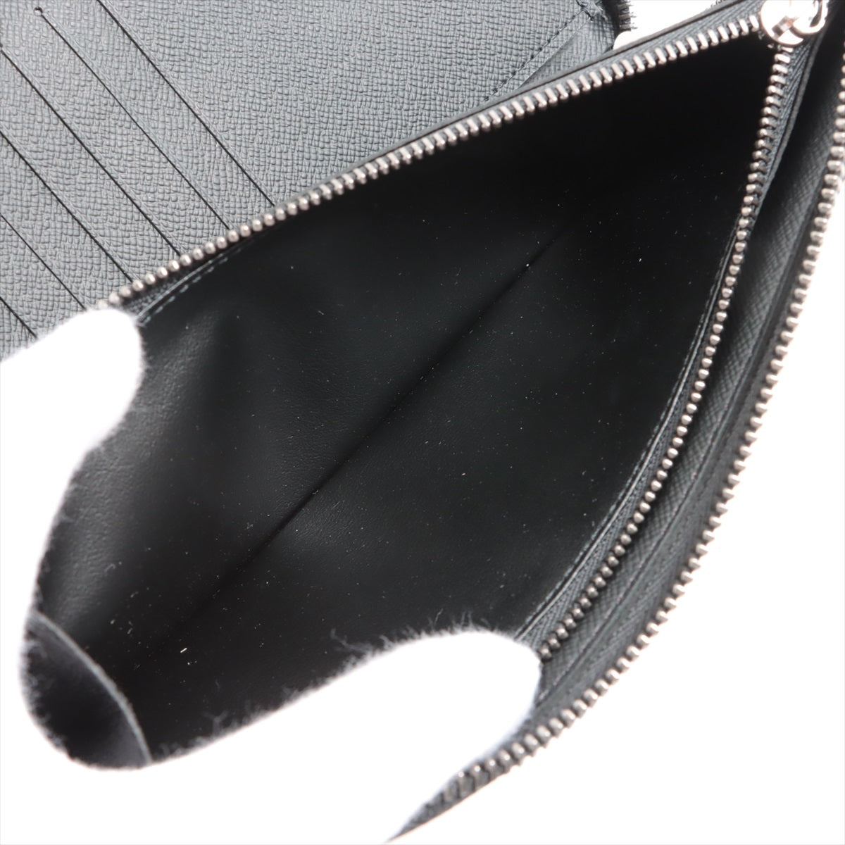 Louis Vuitton Monogram Zippy Wallet Vertical M62295 Black Wallet