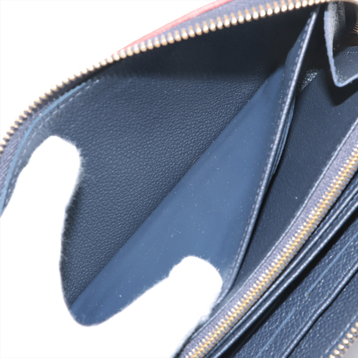 Louis Vuitton Monogram Amplant  Wallet M62121 Marine Round Zip Wallet