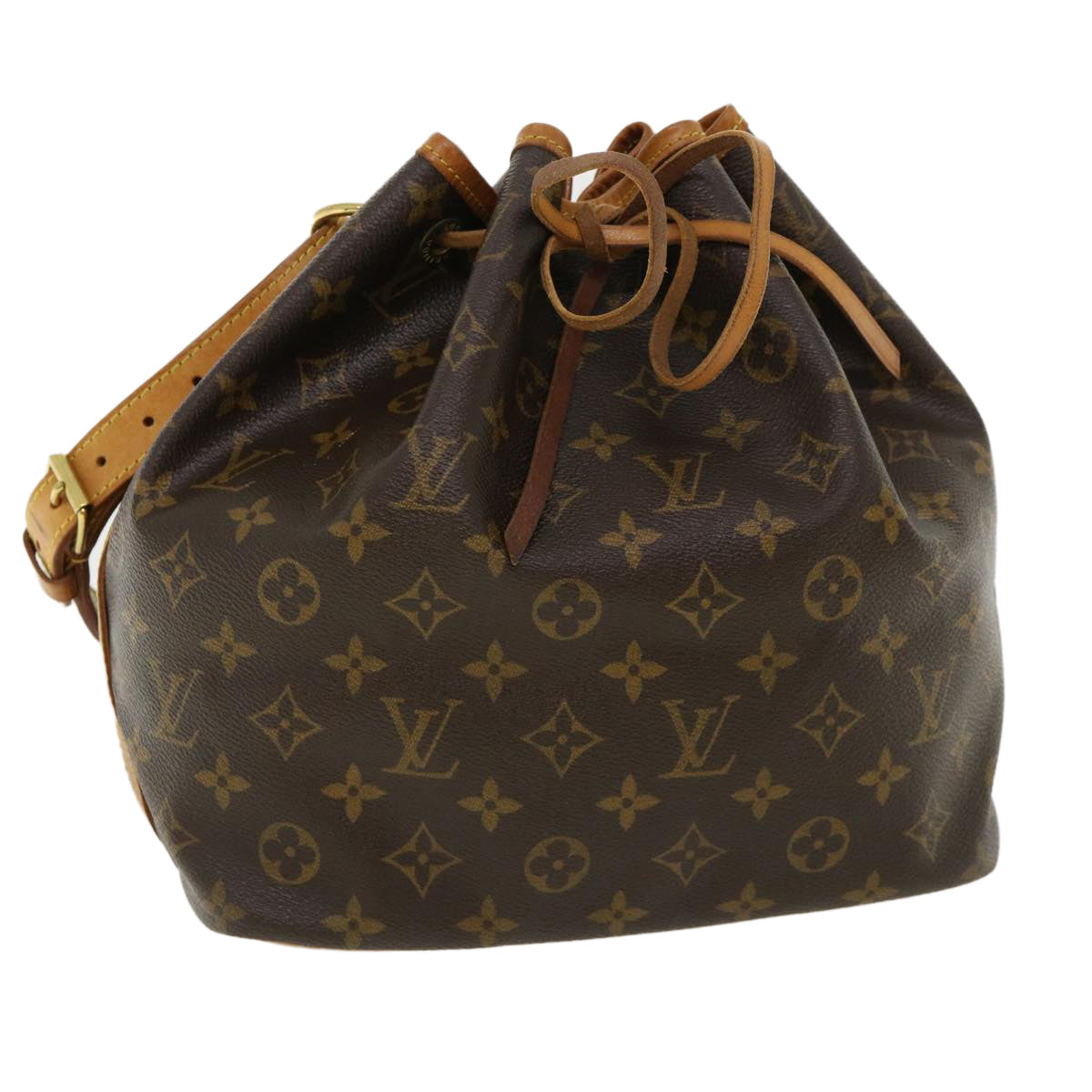 LOUIS VUITTON Monogram Petit Noe Shoulder Bag M42226 LV 35410
