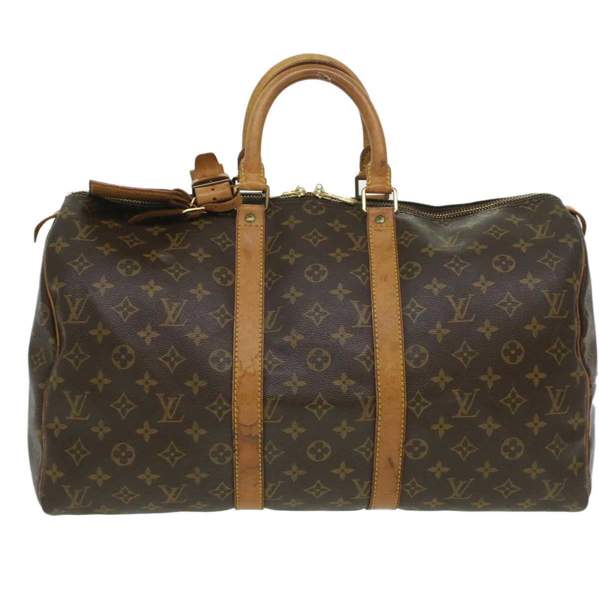 LOUIS VUITTON Monogram Keepall 45 Boston Bag M41428 LV 35415