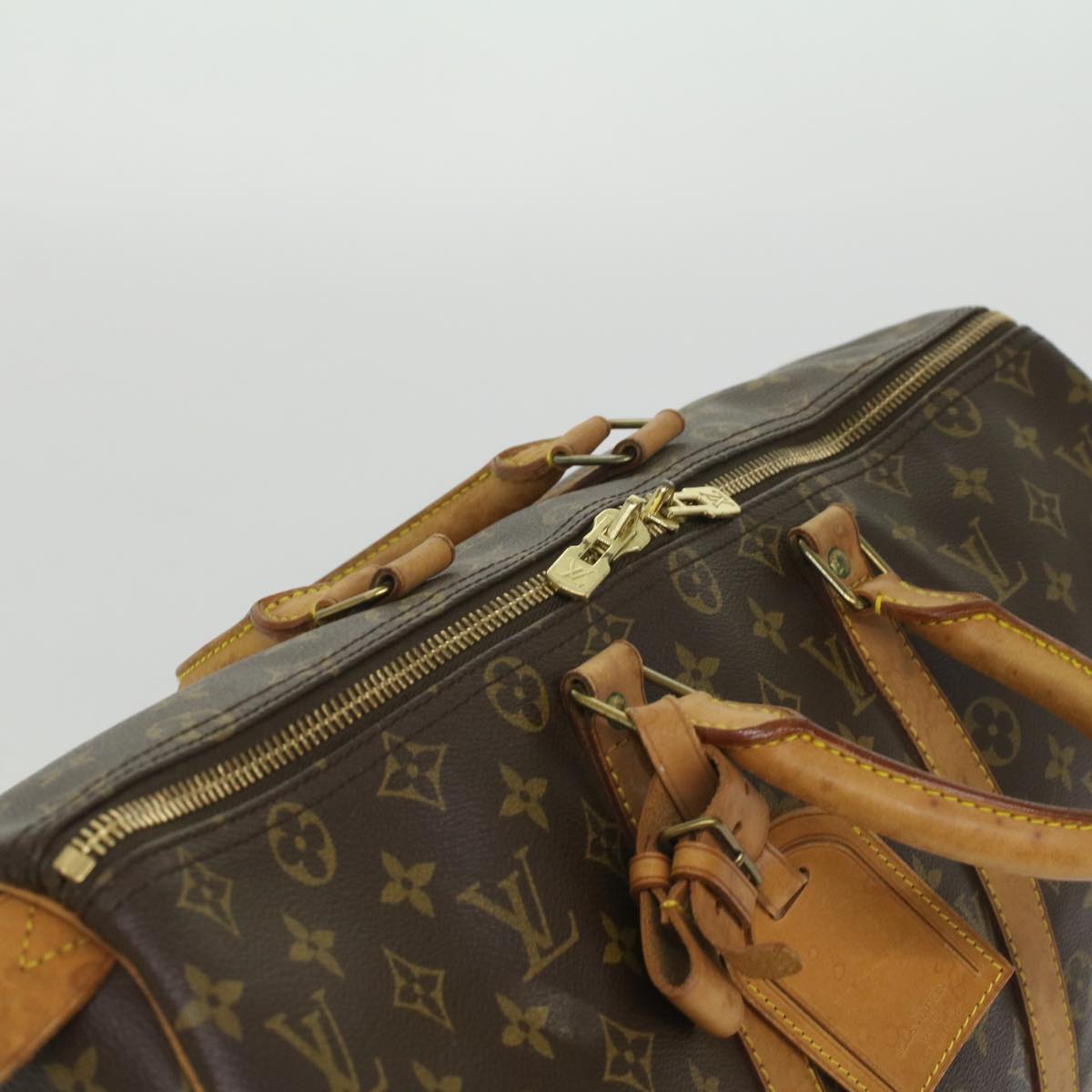 LOUIS VUITTON Monogram Keepall 45 Boston Bag M41428 LV 35415