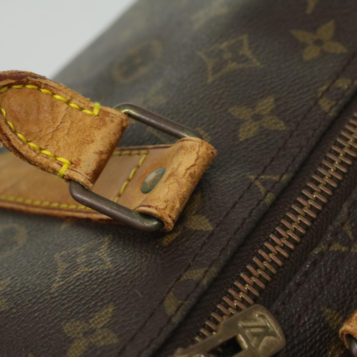 LOUIS VUITTON Monogram Keepall Bandouliere 55 Boston Bag M41414 LV 35422