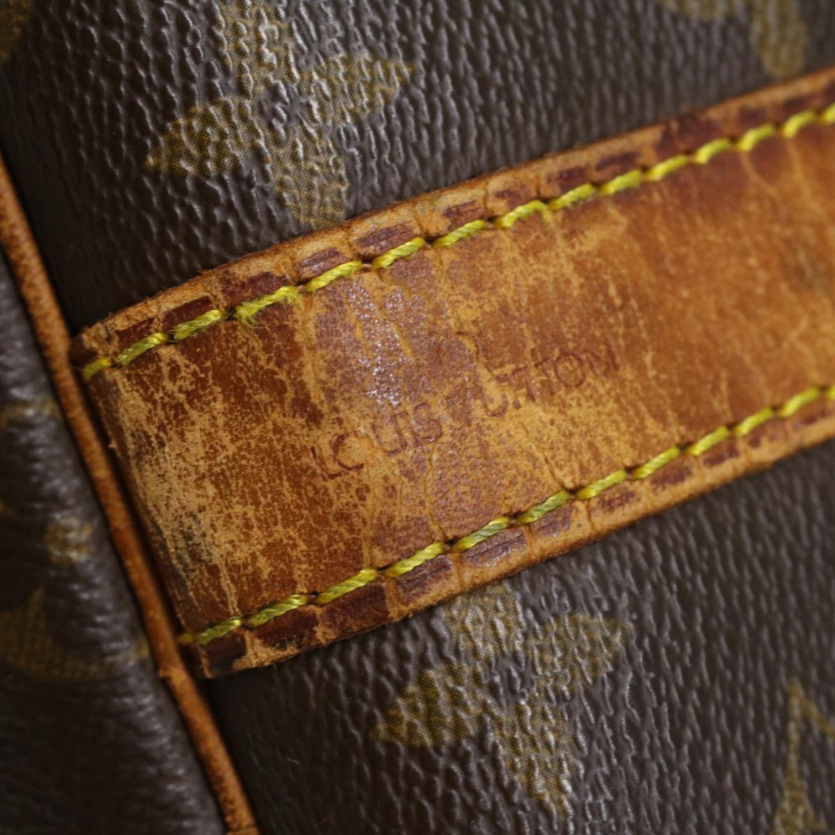 LOUIS VUITTON Monogram Keepall Bandouliere 55 Boston Bag M41414 LV 35422