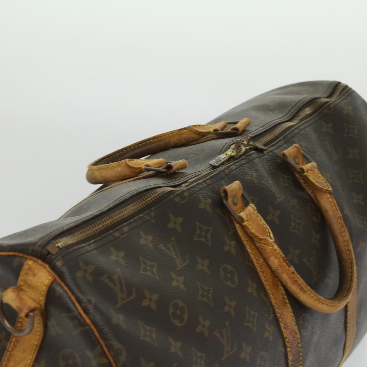 LOUIS VUITTON Monogram Keepall Bandouliere 55 Boston Bag M41414 LV 35422