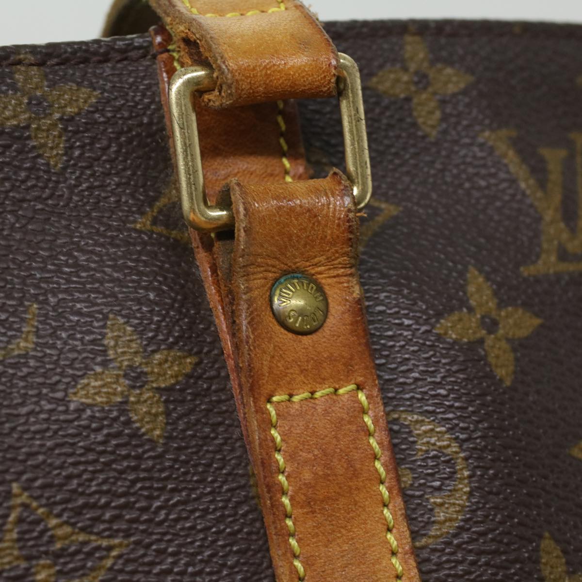 LOUIS VUITTON Monogram Sac Shopping Tote Bag M51108 LV 35436