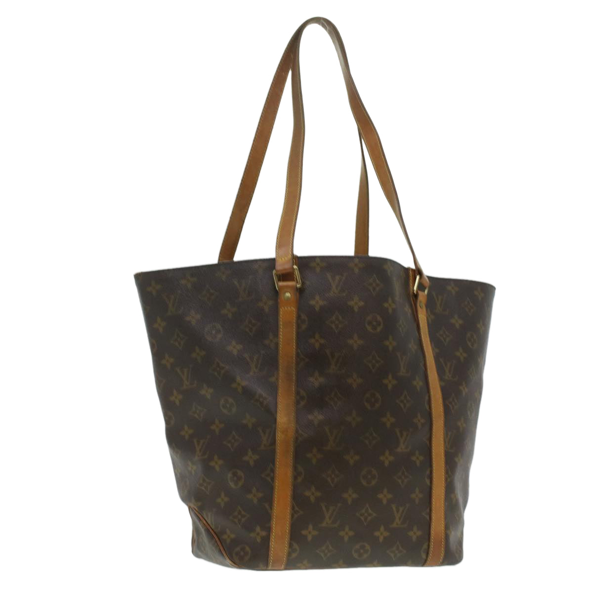 LOUIS VUITTON Monogram Sac Shopping Tote Bag M51108 LV 35436