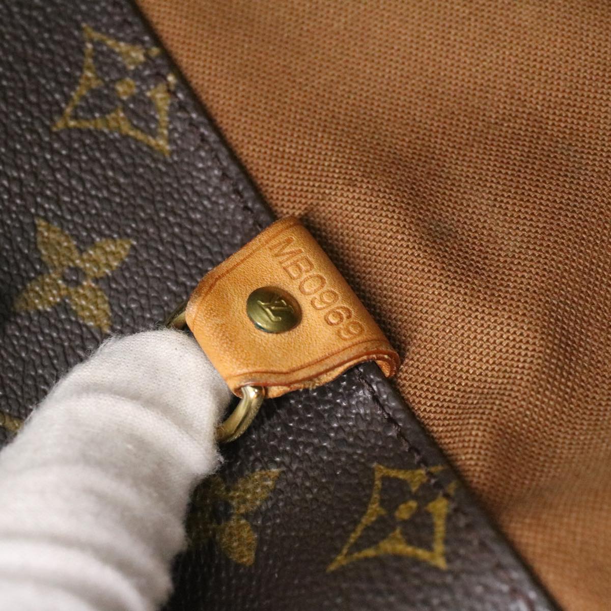 LOUIS VUITTON Monogram Sac Shopping Tote Bag M51108 LV 35436
