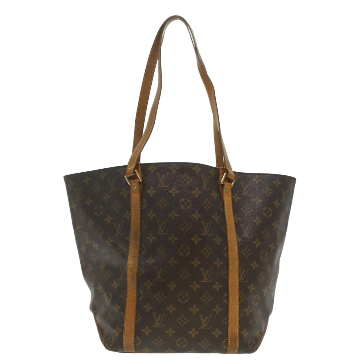 LOUIS VUITTON Monogram Sac Shopping Tote Bag M51108 LV 35436