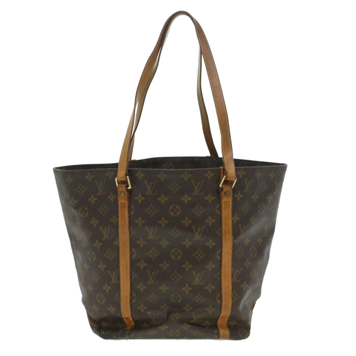 LOUIS VUITTON Monogram Sac Shopping Tote Bag M51108 LV 35436