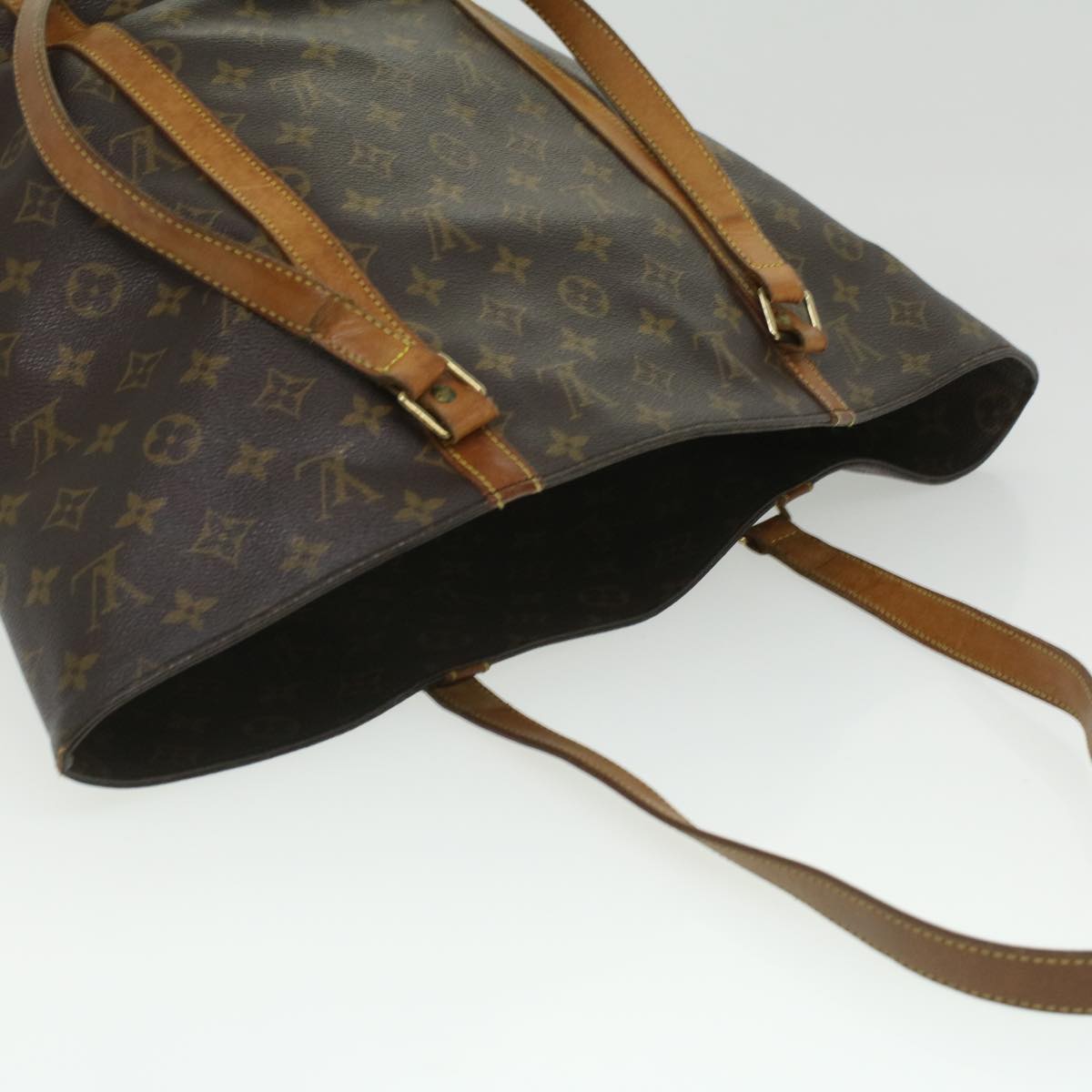 LOUIS VUITTON Monogram Sac Shopping Tote Bag M51108 LV 35436