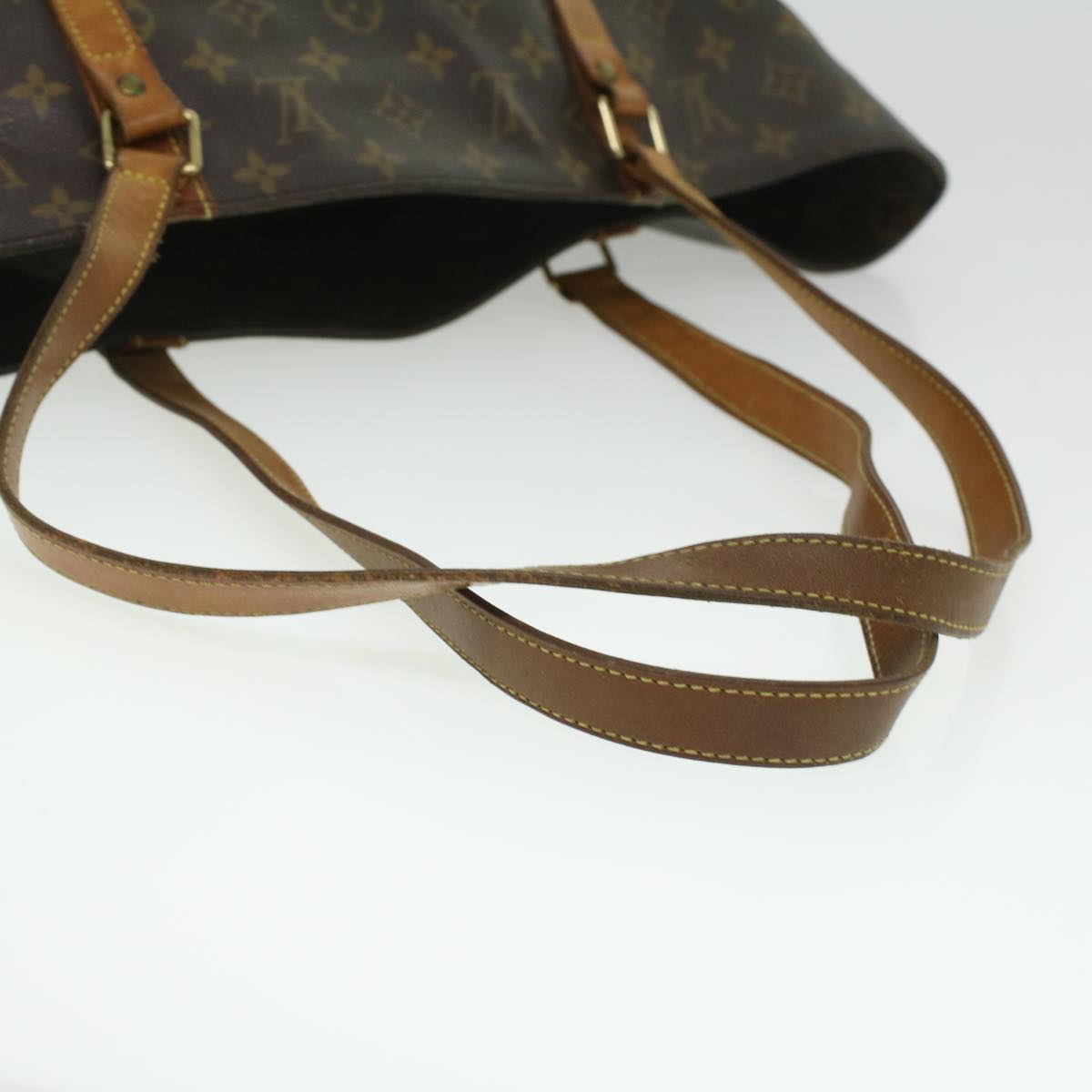 LOUIS VUITTON Monogram Sac Shopping Tote Bag M51108 LV 35436