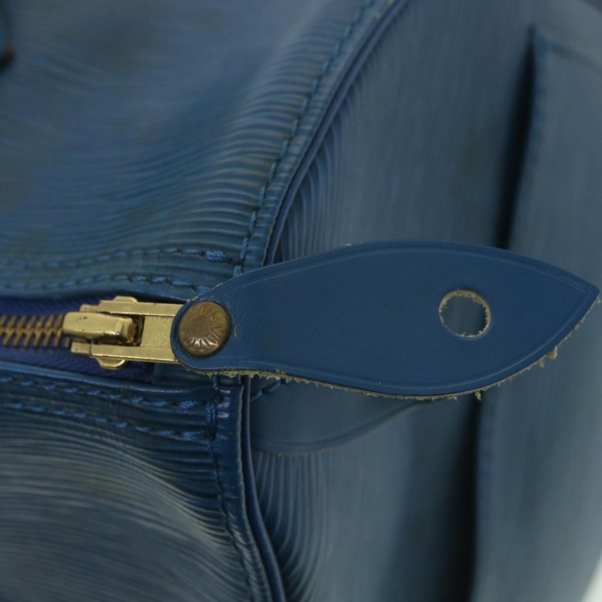 LOUIS VUITTON Epi Speedy 30 Hand Bag Blue M43005 LV 35459