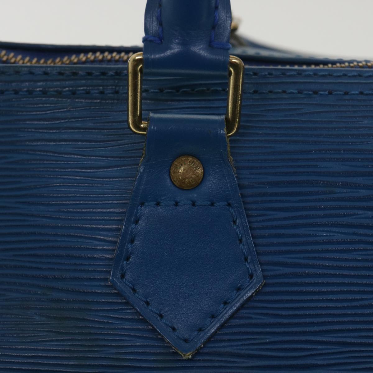 LOUIS VUITTON Epi Speedy 30 Hand Bag Blue M43005 LV 35459