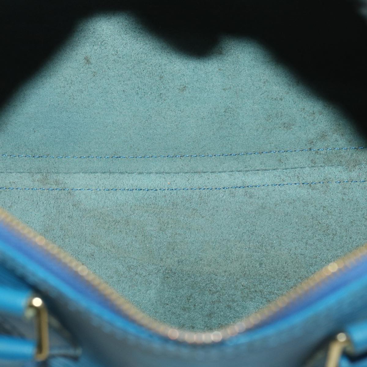 LOUIS VUITTON Epi Speedy 30 Hand Bag Blue M43005 LV 35459