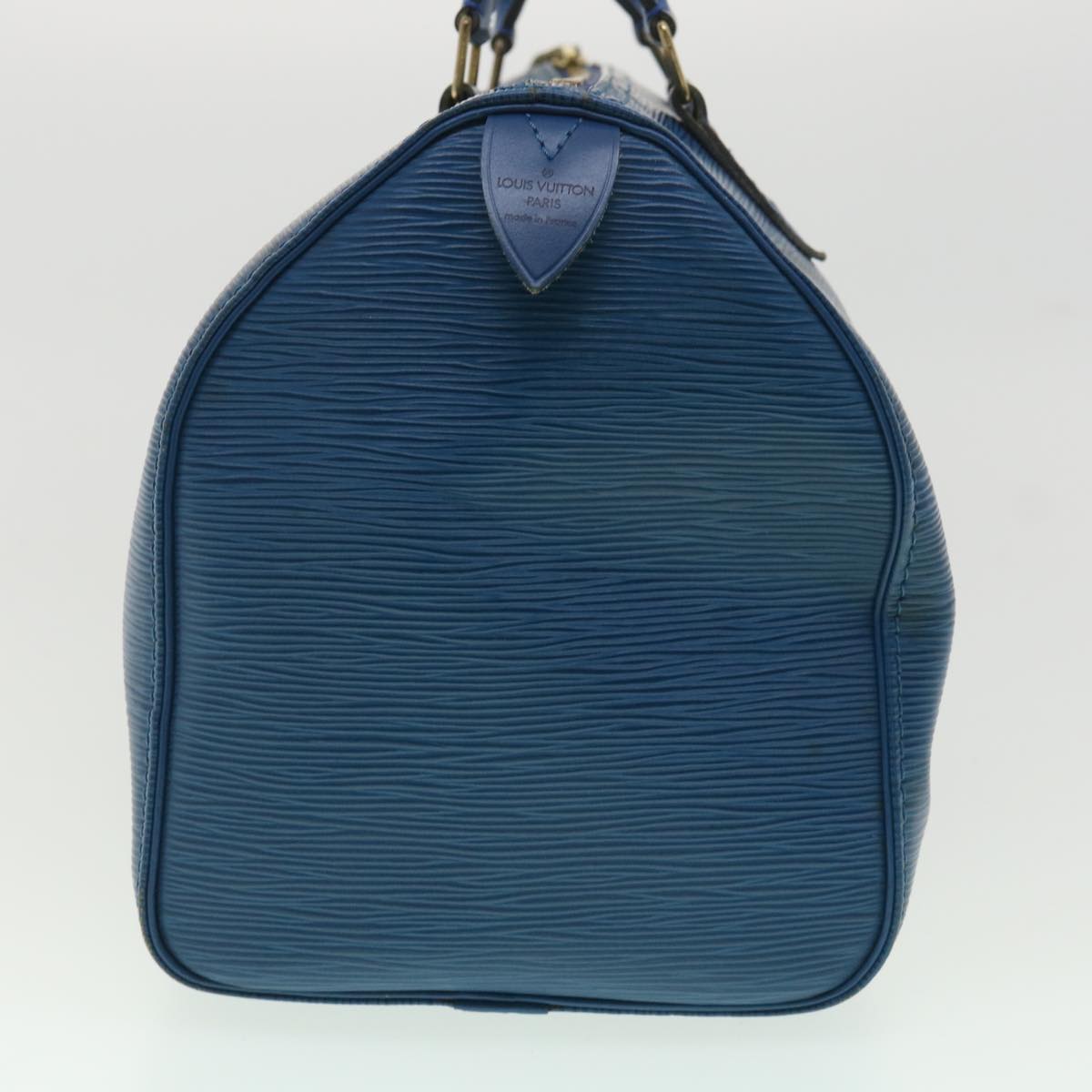 LOUIS VUITTON Epi Speedy 30 Hand Bag Blue M43005 LV 35459