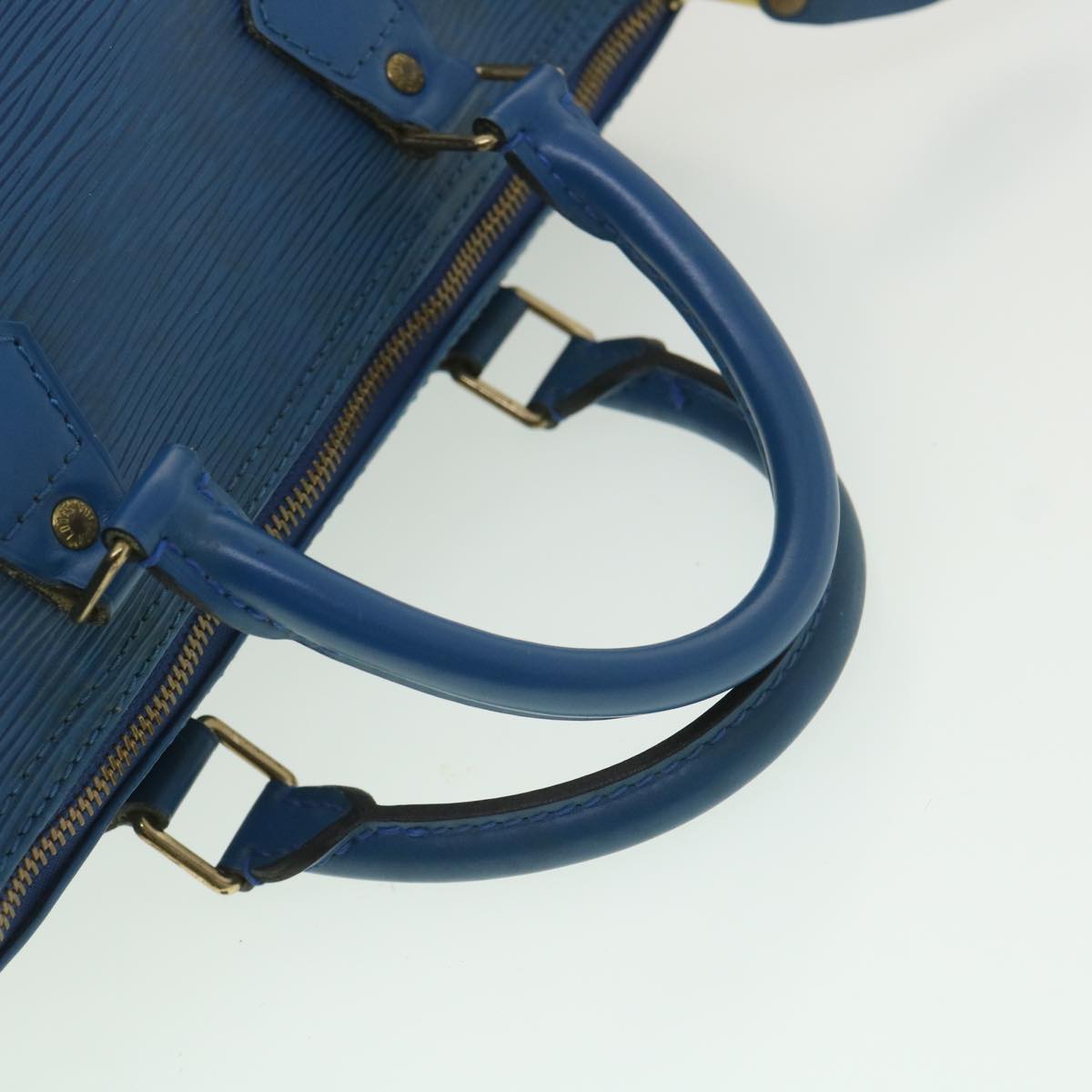 LOUIS VUITTON Epi Speedy 30 Hand Bag Blue M43005 LV 35459