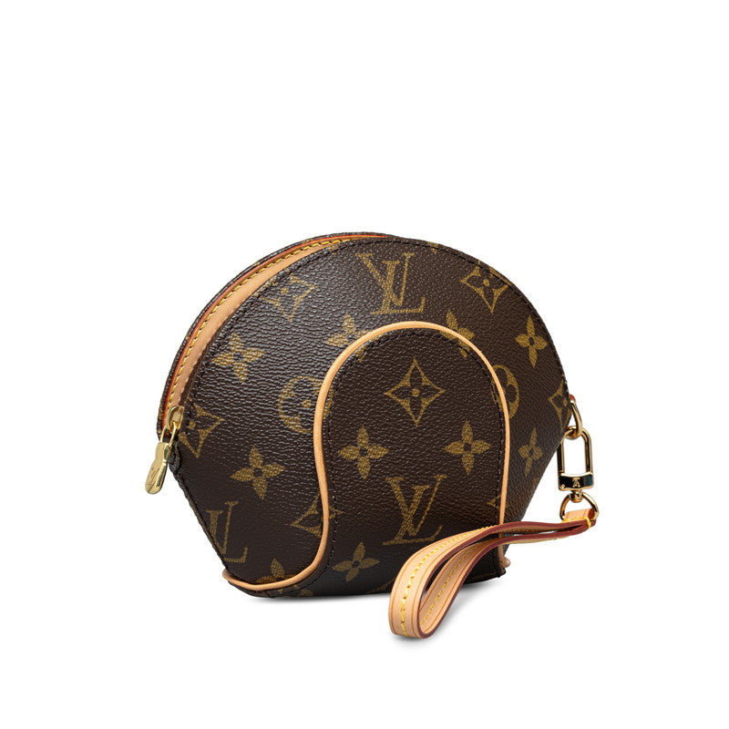 Louis Vuitton Monogram Mini Ellipse Handbag M51129 Brown PVC Leather  Louis Vuitton